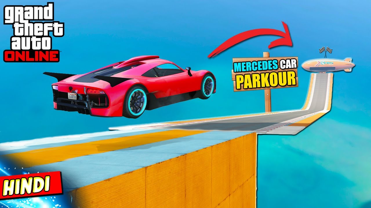 GTA 5 : MERCEDES CAR PARKOUR  BUT ITS IMPOSSIBLE 🚗💨❌ | GGMonfire