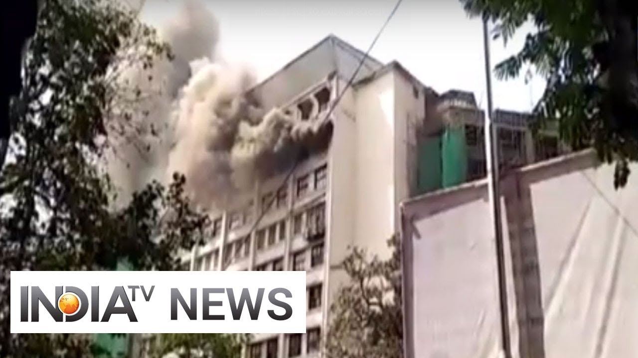 Massive fire engulfs GST Bhavan in Mumbai