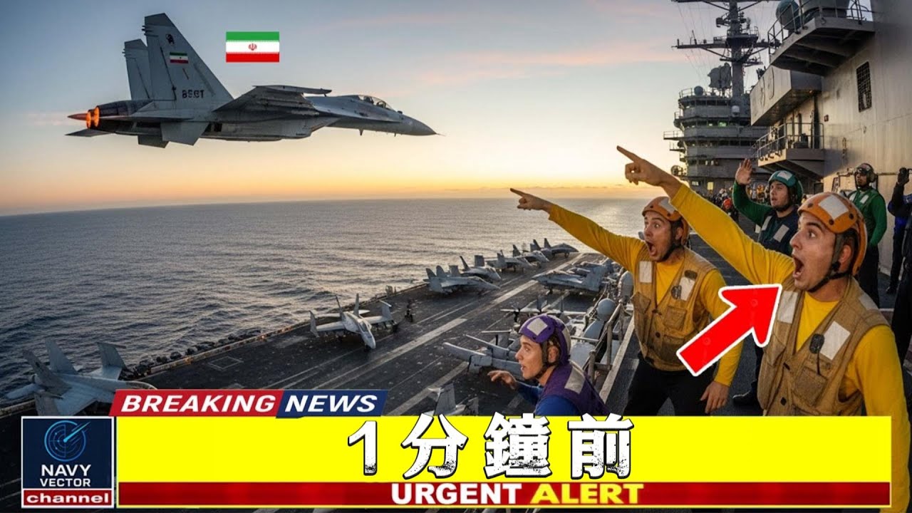震动全球！伊朗苏35“突袭”林肯号，美国航母上演生死逃亡