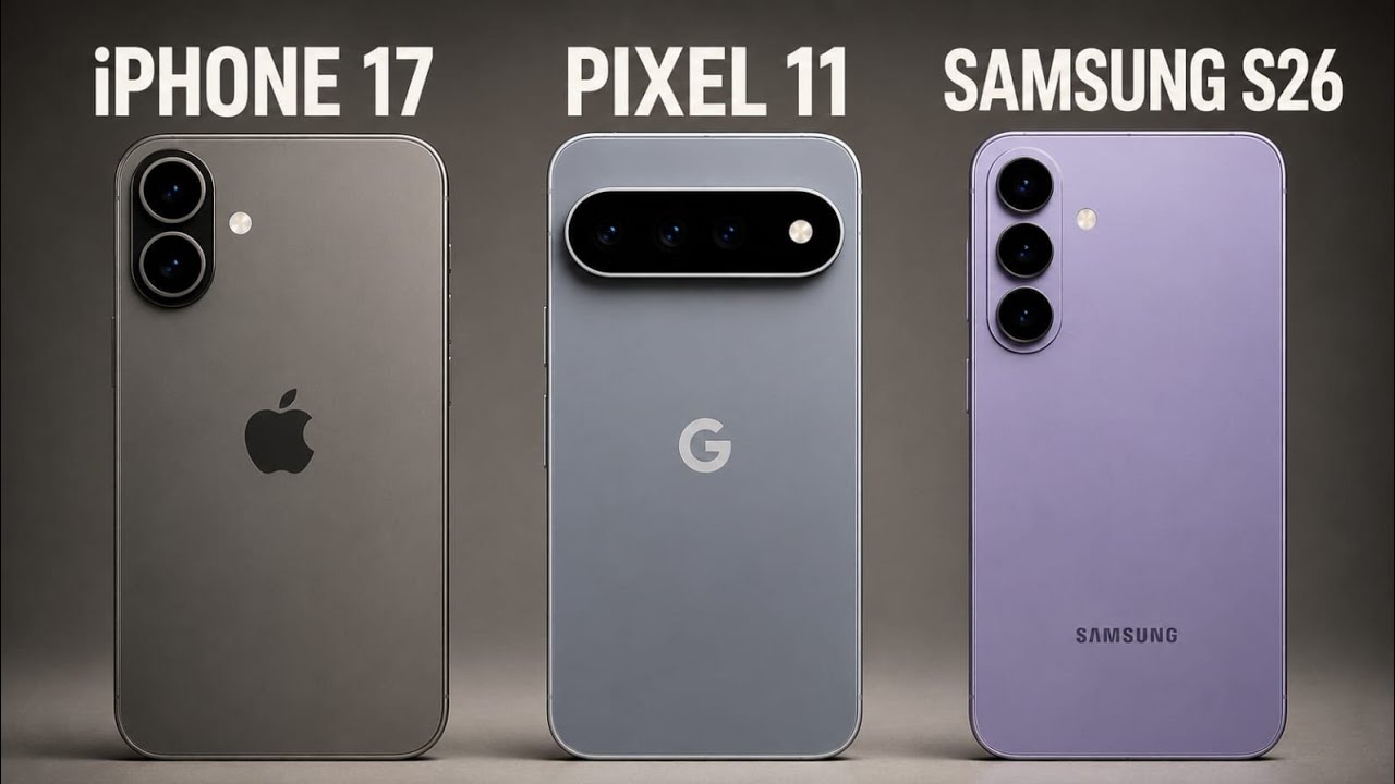 iPhone 17 vs Pixel 11 vs Samsung S26 Camera & Speed Test Comparison!