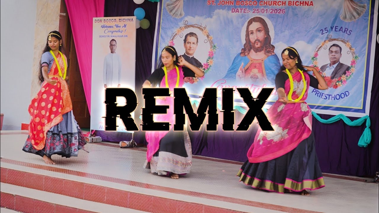 Don Bosco feast day and fr silver jubilee Astha group dance 