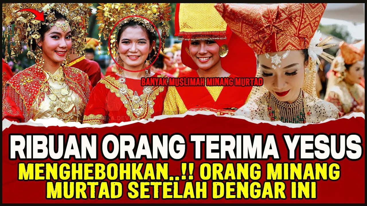 MENGHEBOHKAN❗ORANG MINANG MURTAD SETELAH DENGAR INI MENGEJUTKAN❗ BENARKAH ORANG MINANG BOLEH MURTAD❓