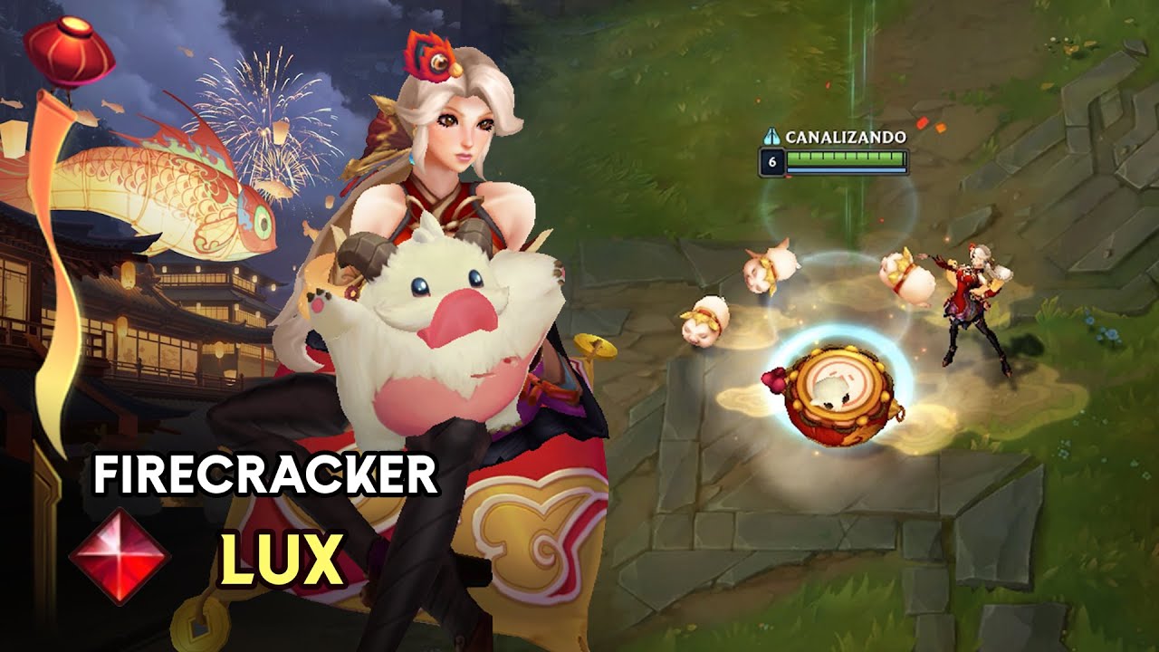 Firecracker Lux League of Legends Custom Skin Showcase