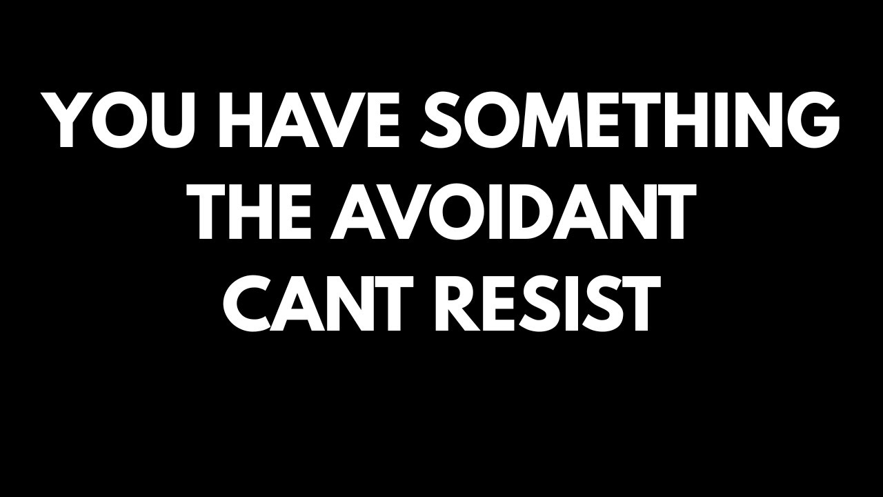 The Avoidant's Secret Addiction to Your Energy
