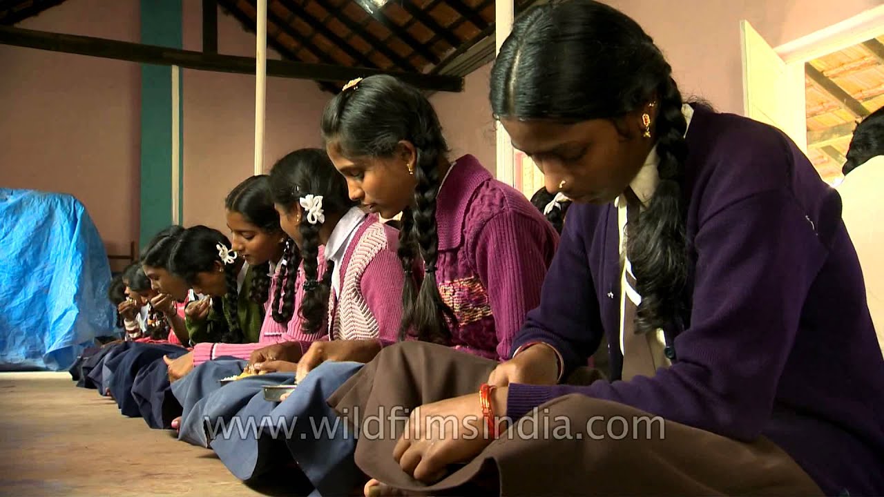 The mid day meal scheme by Karnataka State Government