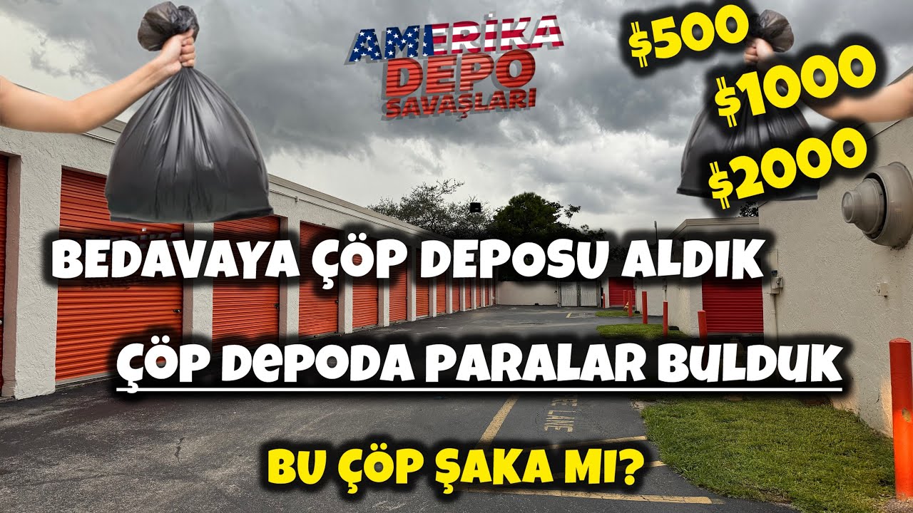 Bedavaya çöp deposu aldık çöpten paralar bulduk