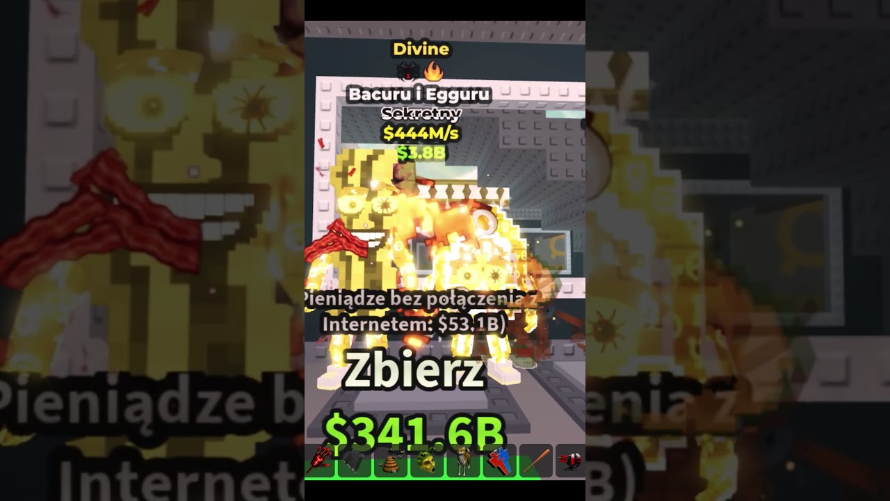 🔥 Bakuru e Egguru Divine 444 Milion&oacute;w na sekunde w Steal a Brainrot !!! 🔥