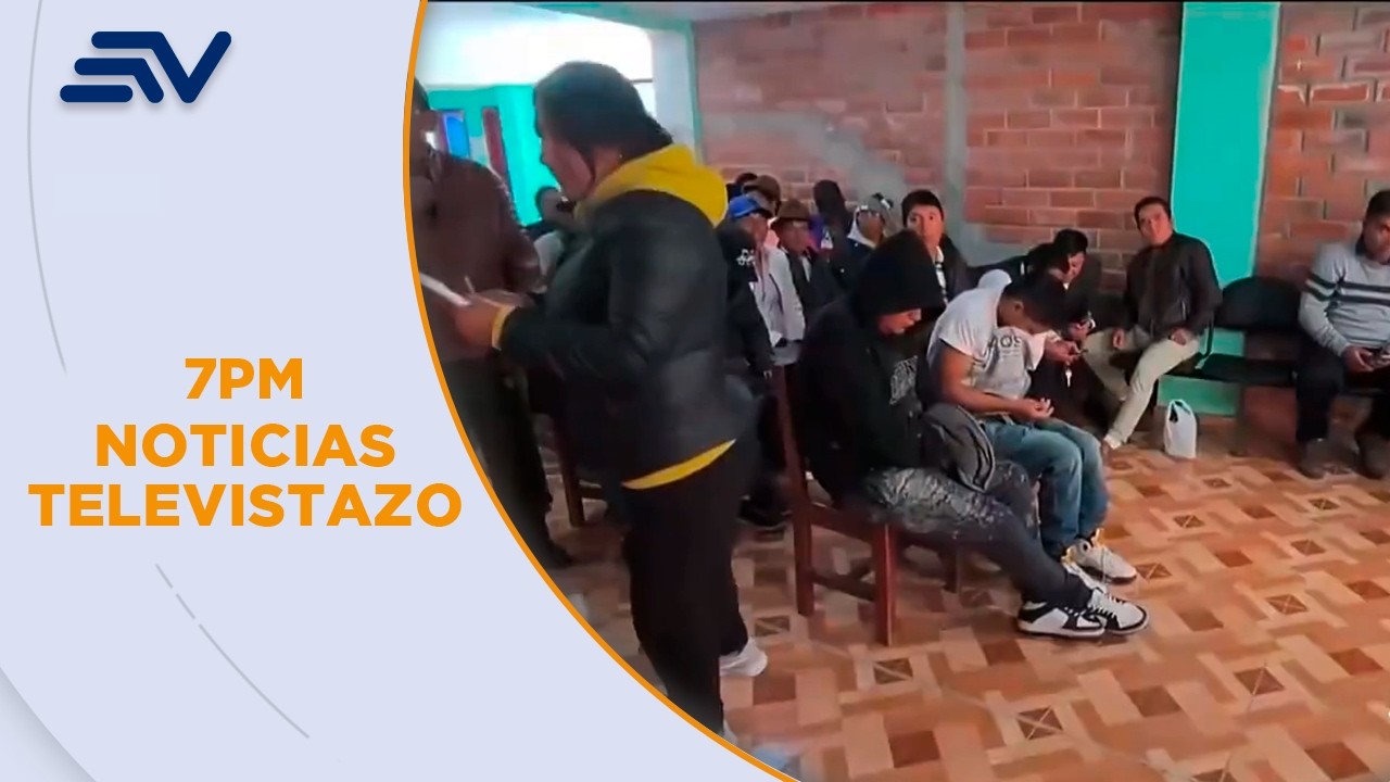 Dos personas recibieron justicia indígena por robar accesorios de vehículos en Ambato | Televistazo