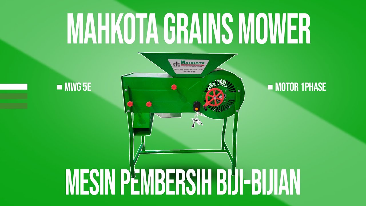 BIJI-BIJIAN AUTO BERSIH SEKETIKA!! | MESIN PEMBERSIH BIJI-BIJIAN TENAGA LISTRIK DAN MANUAL | MGW-5E