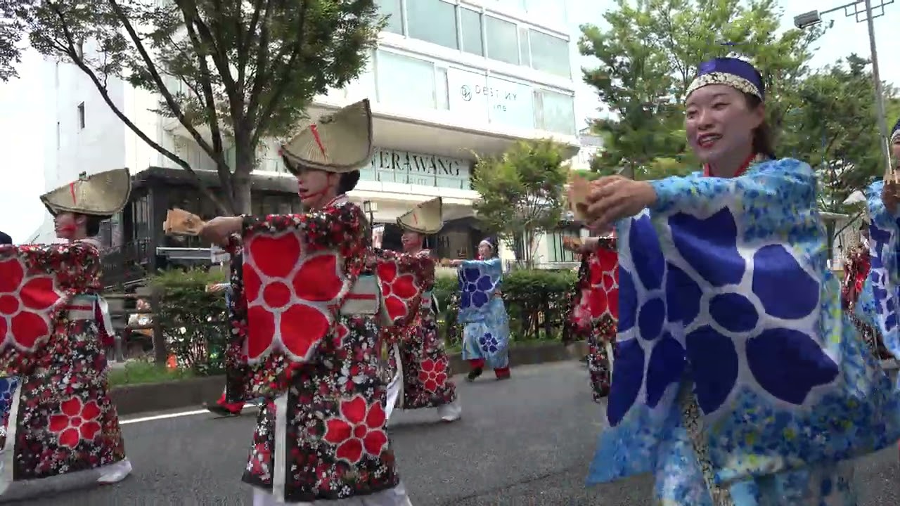 十人十彩  原宿表参道元気祭　スーパーよさこい2025　表参道アヴェニュー GOAL SUB【4K】2025 08 24
