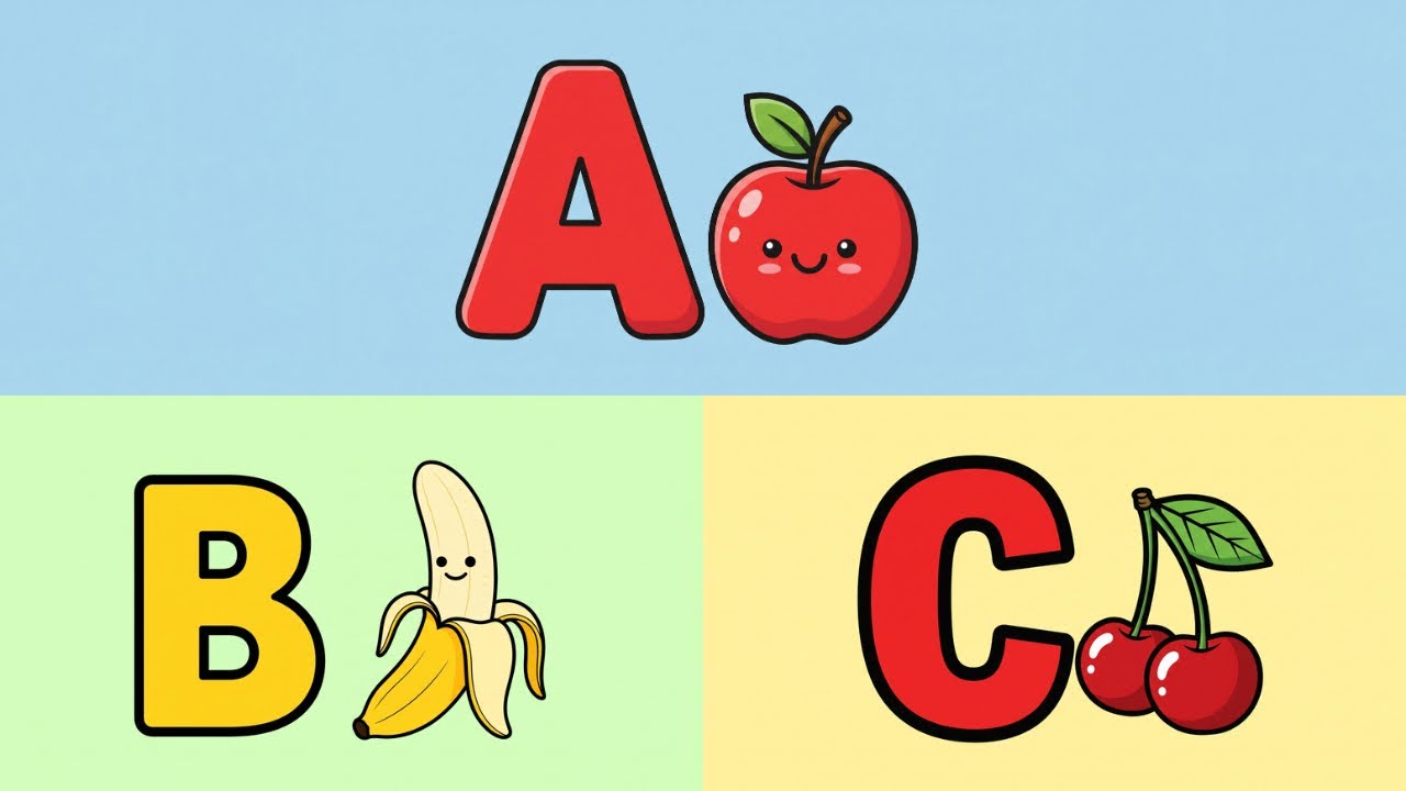 ABC Fruits Song - Learn Fruits Names with Fun ABC Song for Kids