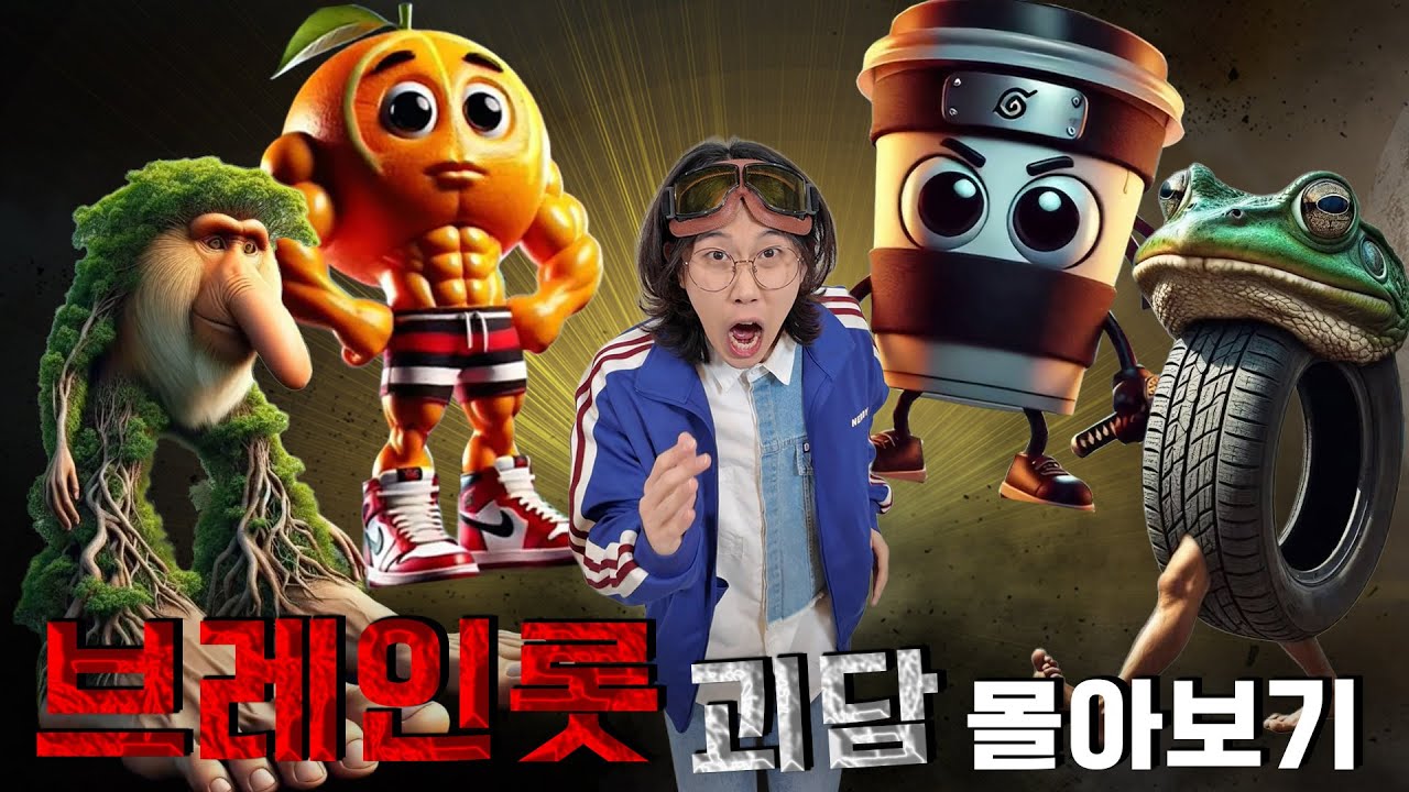 이탈리안 브레인롯이 지구를 점령하기 시작했다..?! 브레인롯 괴담 몰아보기2 ㅋㅋㅋㅋ !!!! -홍팸