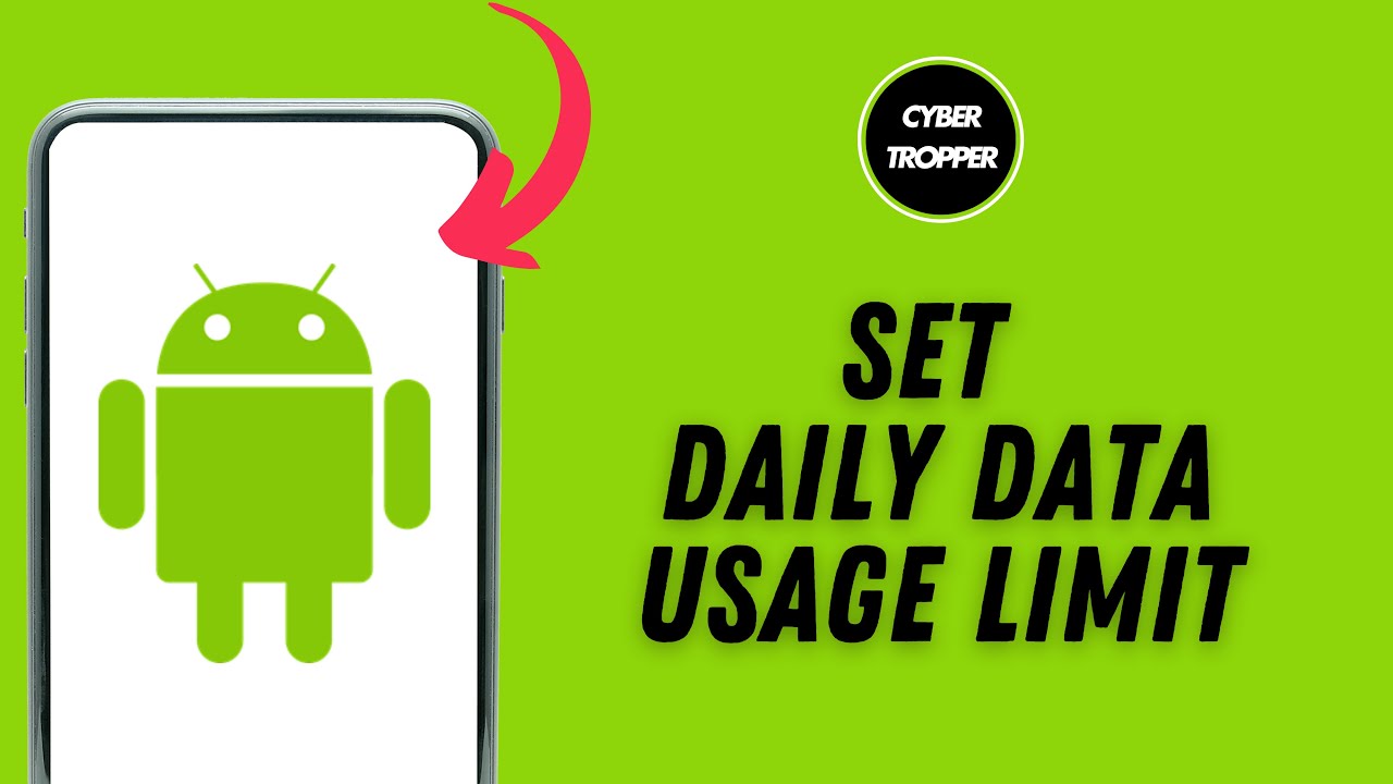 How to Set Daily Data Usage limit on Android