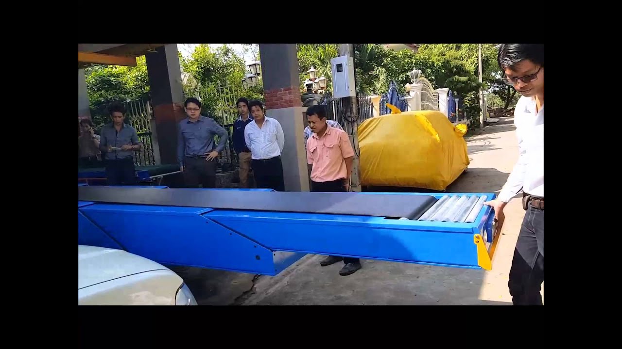 EP.6 Telescopic Belt Conveyor -สายพานยืดหด ลำเลียงสินค้า เข้า-ออก ตู้คอนเทนเนอร์
