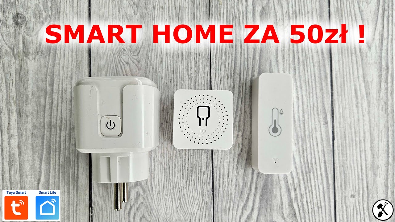 Inteligenty dom za 50zł! Termometr, przełącznik i wtyczka Wifi Smart Home (Tuya Smart Life)