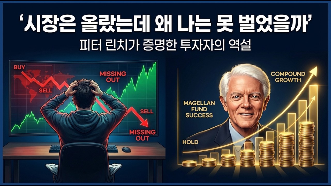 시장은 올랐는데 왜 나는 못 벌었을까? 피터린치가 증명한 투자자의 역설