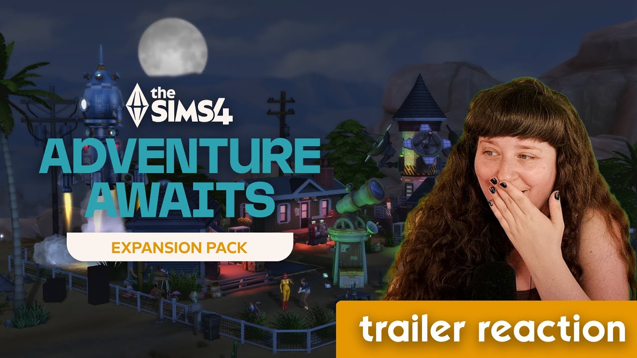 Trailer Reaction | Adventure Awaits: The Sims 4 | HiHelloRachel Reacts! | #eacreatornetwork