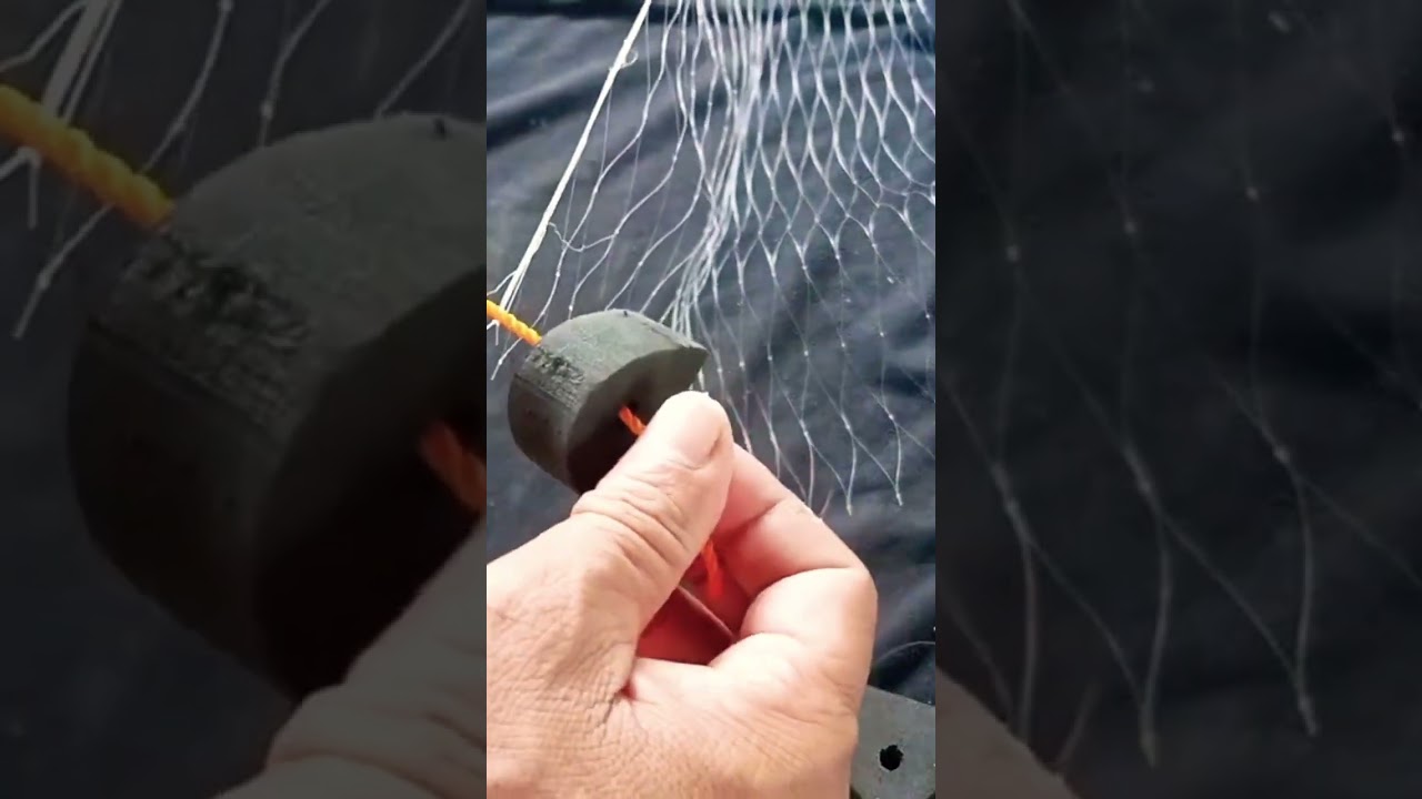 Tutorial Merakit Jaring Ikan (pukat ikan ) #tutorial #diy #mancing #mancingmania #fish