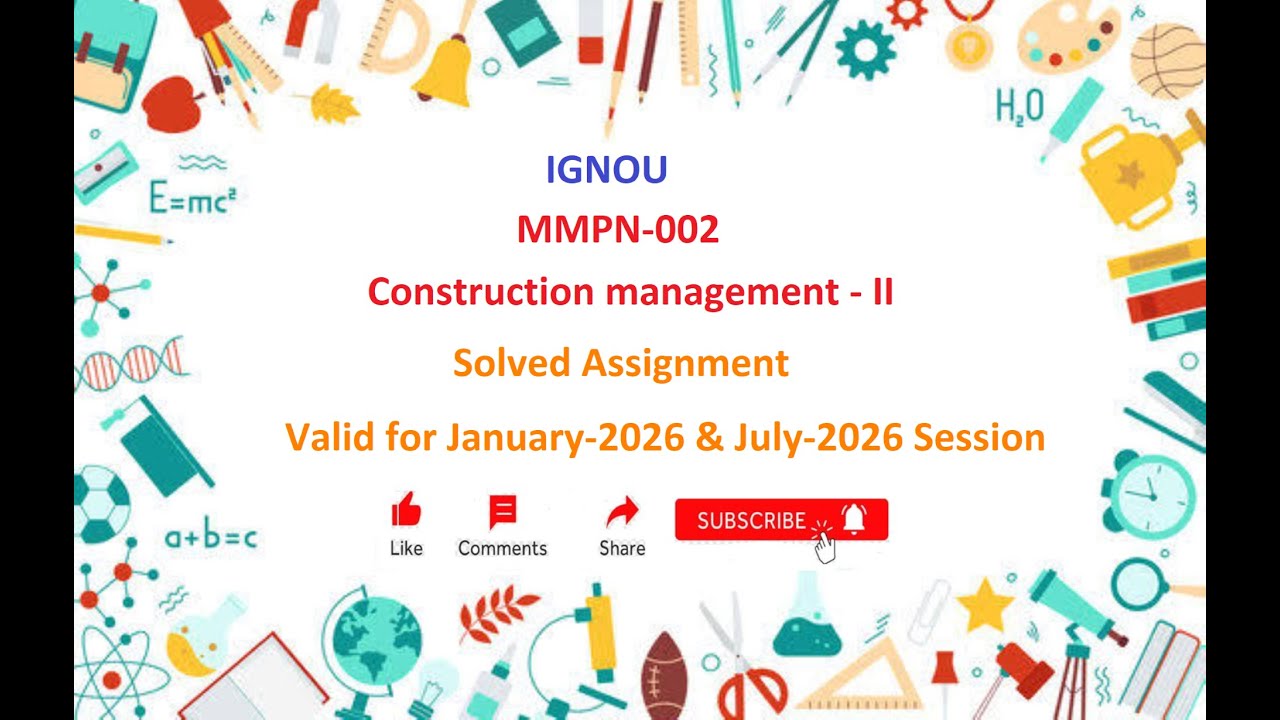 MMPN 002 SOLVED ASSIGNMENT | MMPN 002 IGNOU Solved Assignment Jan 2026 & July 2026 | IGNOU