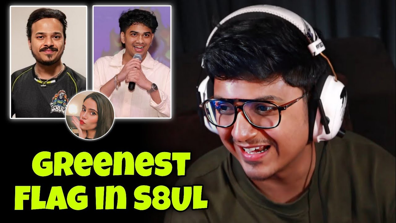 Mortal React on Greenest Flag in S8UL 🍀 Mortal on Rega ✴️