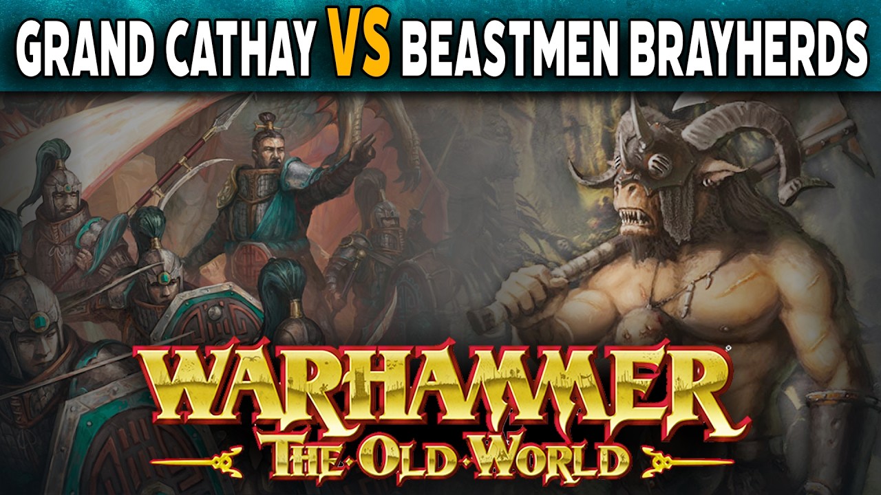 Grand Cathay VS Beastmen Brayherds - Warhammer The Old World Battle Report