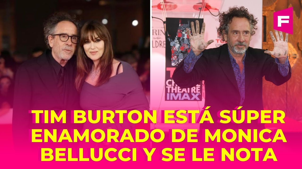 Tim Burton está enamoradísimo de Monica Bellucci: así derraman miel por el mundo