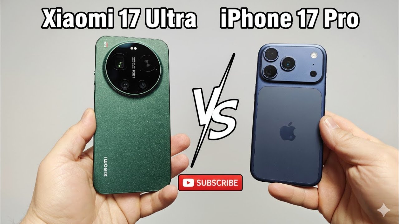 Сравнение камер iPhone 17 Pro и Xiaomi 17 Ultra: сравнение двух снимков.