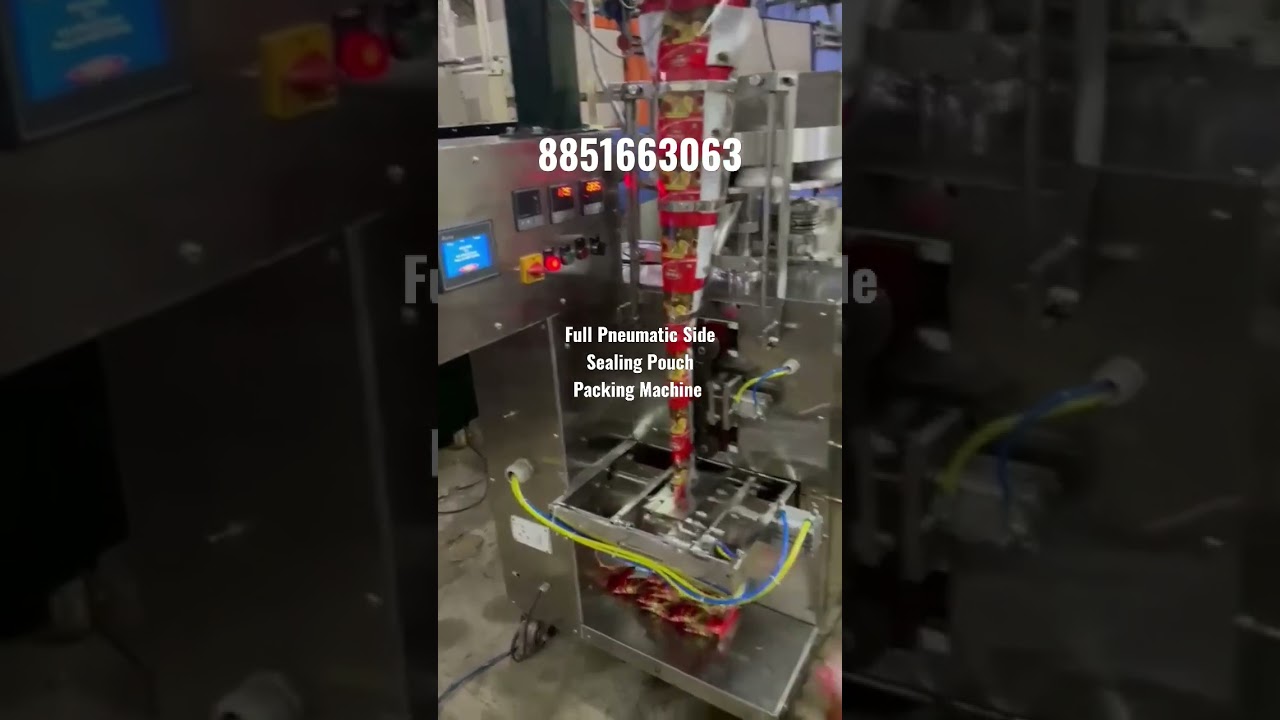 Fully Pneumatic Side Sealing Cup Filler Tea Pouch Packaging Machine, High Speed Packing Machine