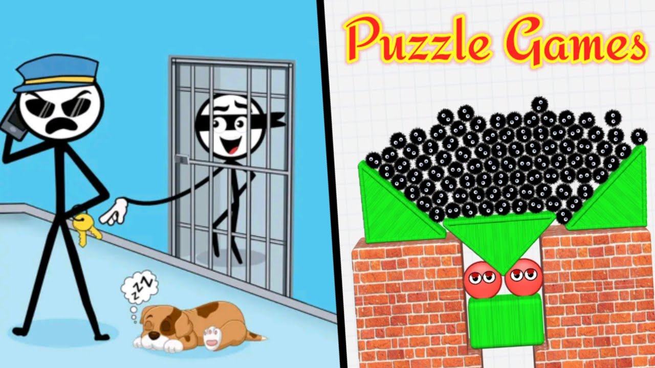 🎥🕹️/ Hide Ball - brain teaser games 🆚 thief puzzle to pass a level 2048 gameplay Mobile