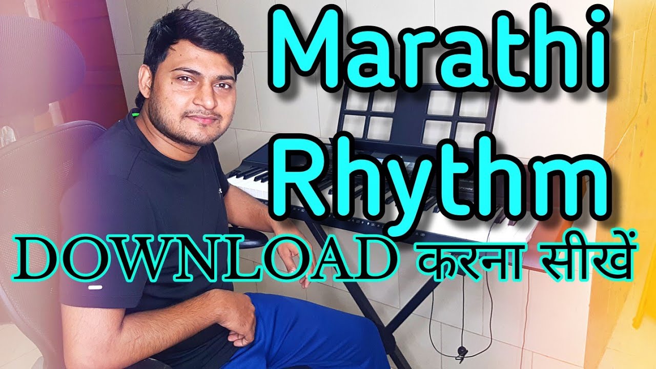 How to download and install Marathi rhythm in Casio CTX 870in