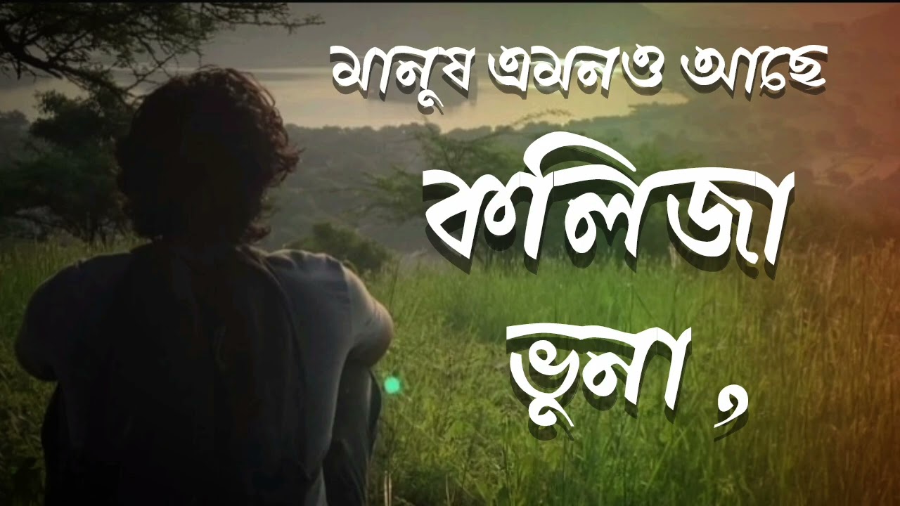 মানুষ এমনও আছে কলিজা ভুনা কইরাও দিলে কইবো লবণ কম হইছে।। 500k views বাংলা গান 💔