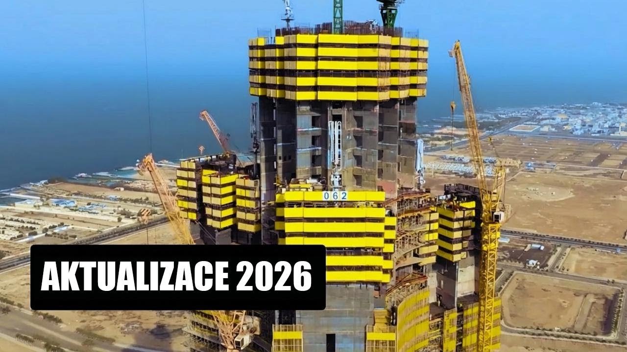Saúdská Arábie staví kilometr vysoký mrakodrap – roste neuvěřitelně rychle!