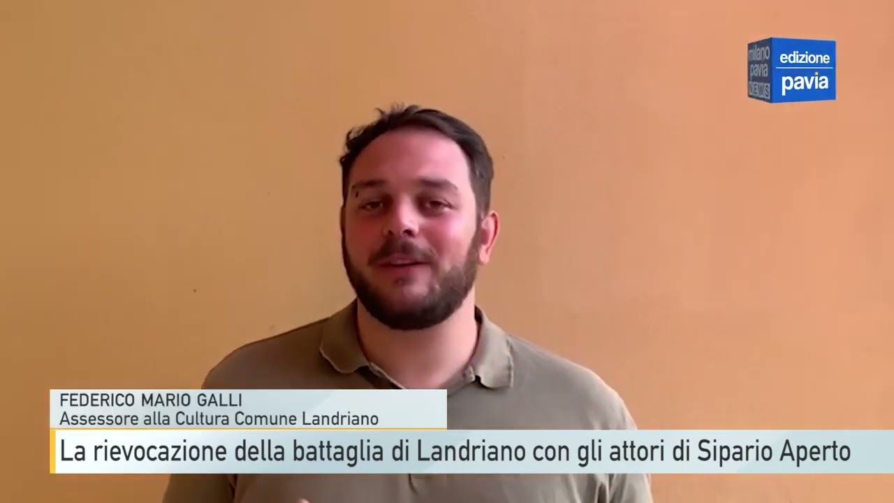 Servizio di MilanoPaviaTV sulla rievocazione storica della Battaglia di Landriano 🏰