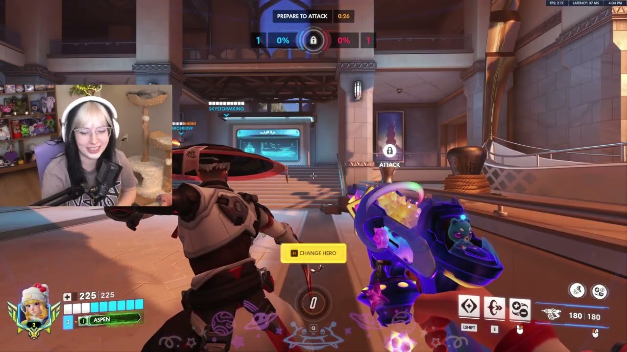 Rank 1 Support! Aspen - Most Healing Done! Overwatch S1 6v6 juno Gameplay