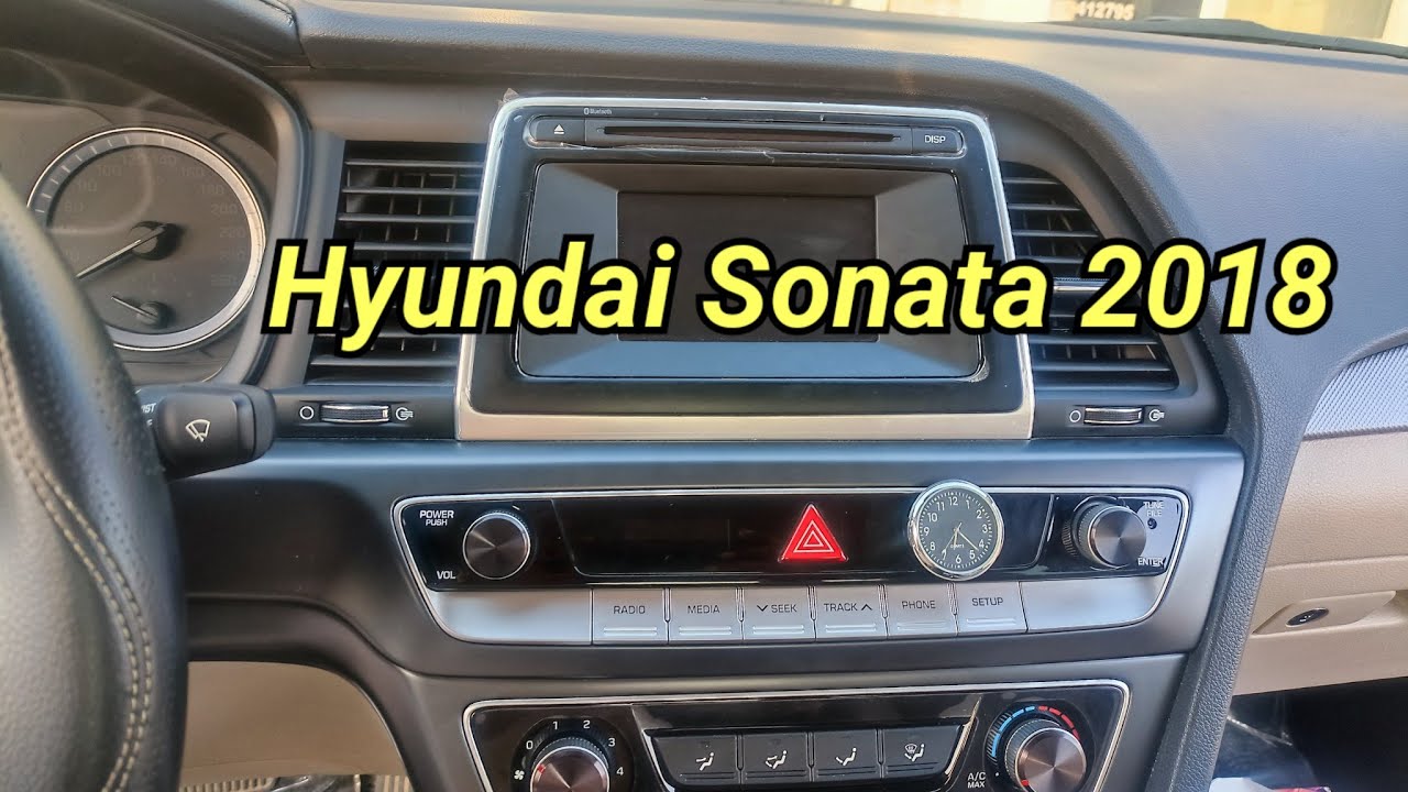 how to remove stereo hyundai sonata 2014 to 2018