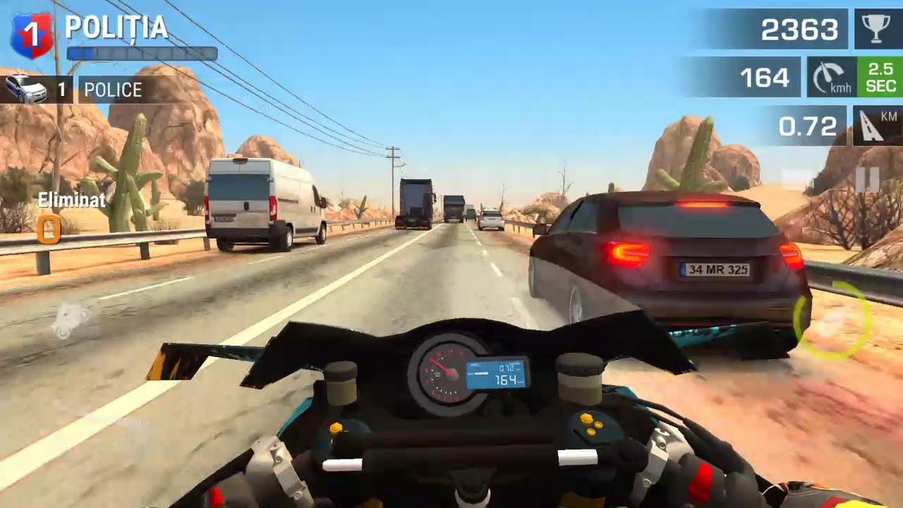 Racing Fever Moto Ep. 2 - Eliminate 8 Police Cars Android Gameplay HD