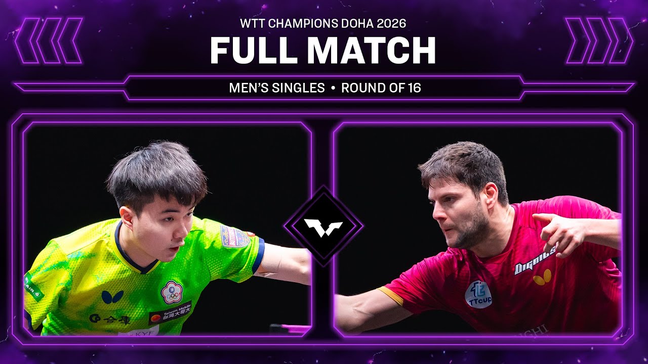 FULL MATCH | Lin Yun-Ju vs Dimitrij Ovtcharov | MS R16 | WTT Champions Doha 2026