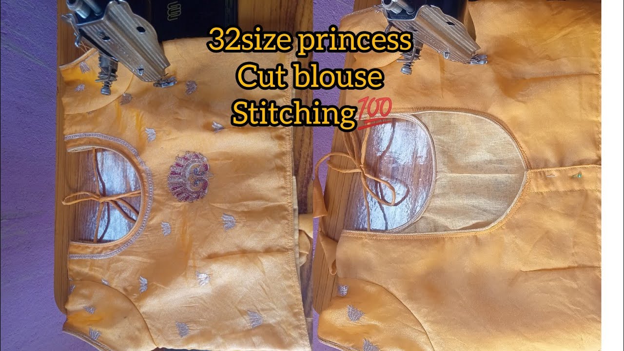 One tucks blouse stitching// blouse stitiching