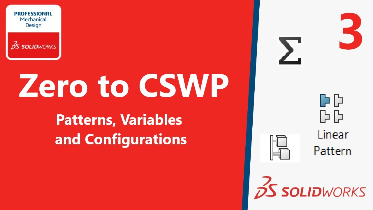 От нуля до CSWP #3 | Уроки Solidworks для начинающих