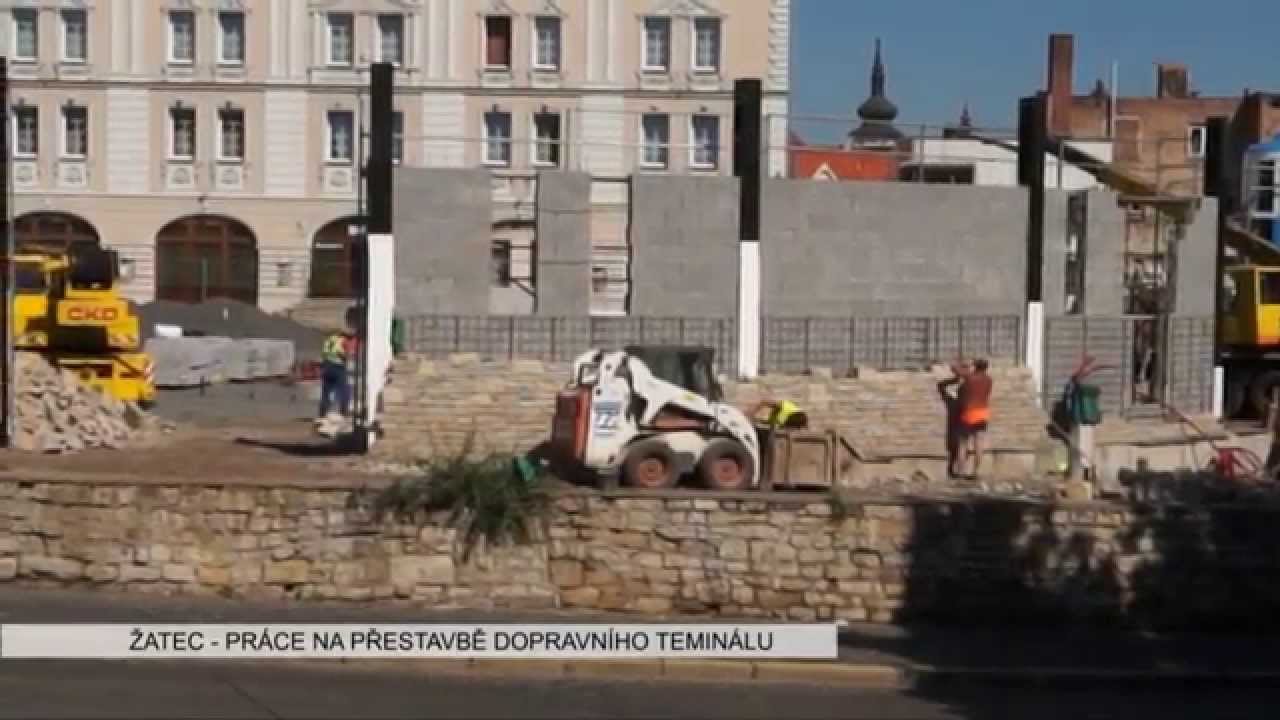 PRÁCE NA DOPRAVNÍM TERMINÁLU V ŽATCI