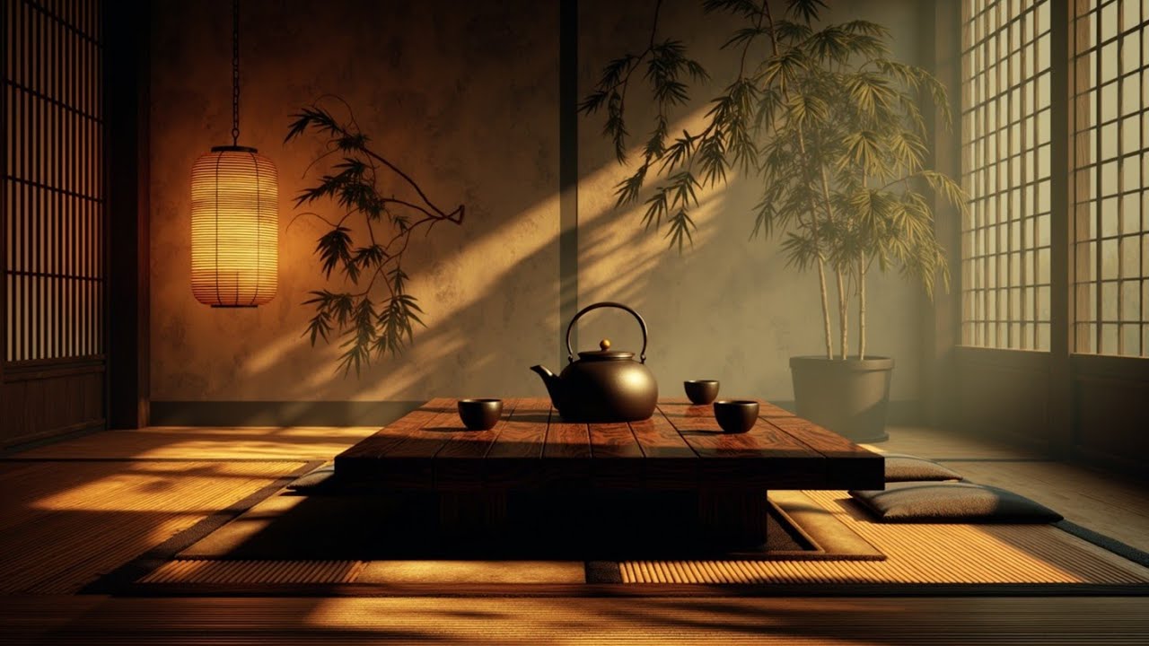 Japanese Zen Tea Ceremony for Deep Meditation | Расслабляющая традиционная японская музыка