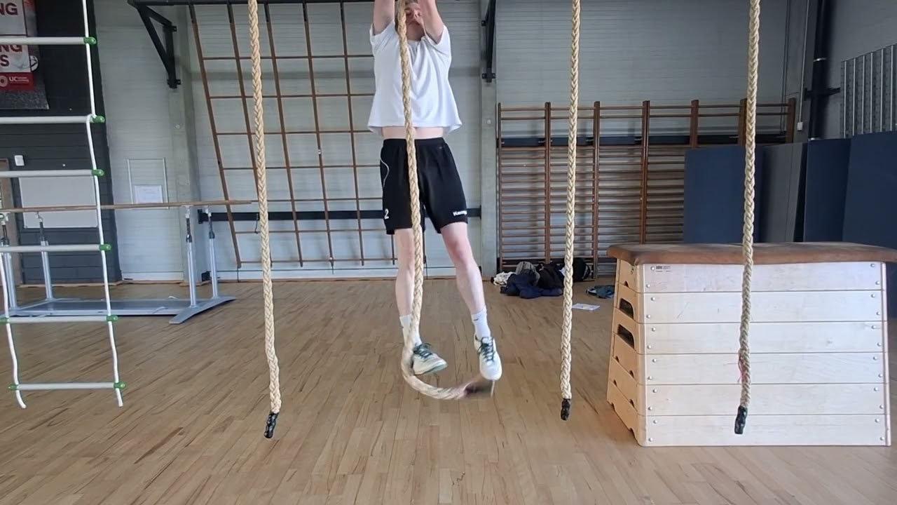 Touw klimmen