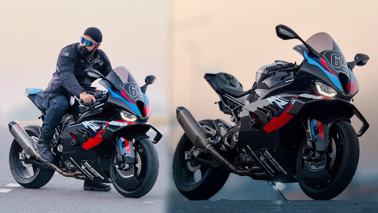 apni new BMW M1000 RR is here!!