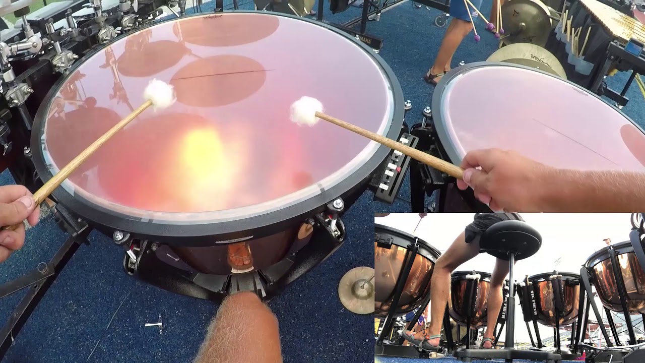 Carolina Crown 2018 Timpani Cam