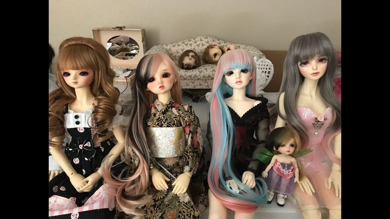 My BJD Wig Collection! +Reviews