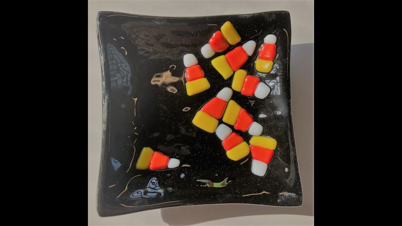 Fused Glass Candy Dish