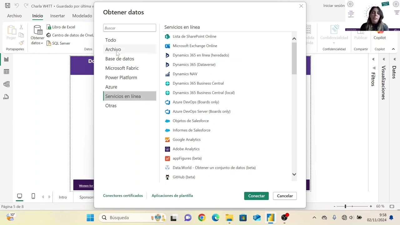 Domina los primero pasos de Power BI, transformando datos en informes visuales Cristina Romero