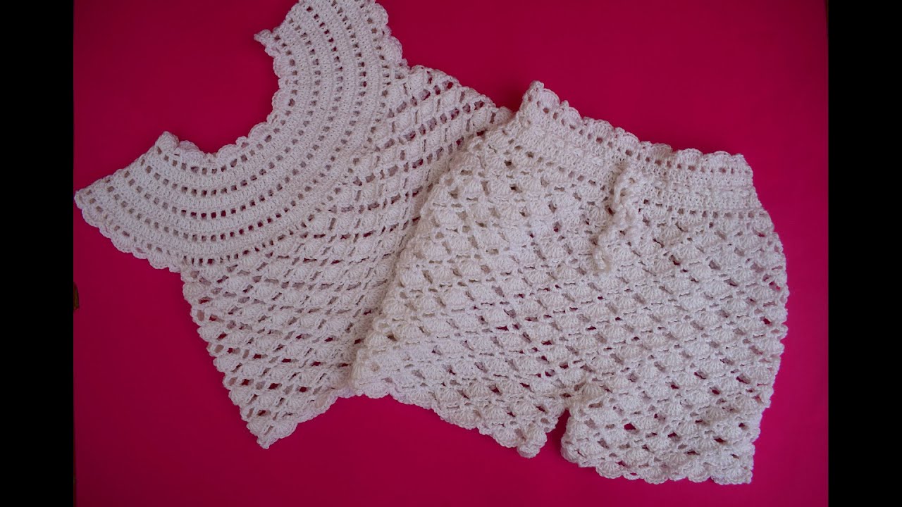 Como hacer un short a crochet muy fácil . CON GRÁFICOS EN EL INTERIOR