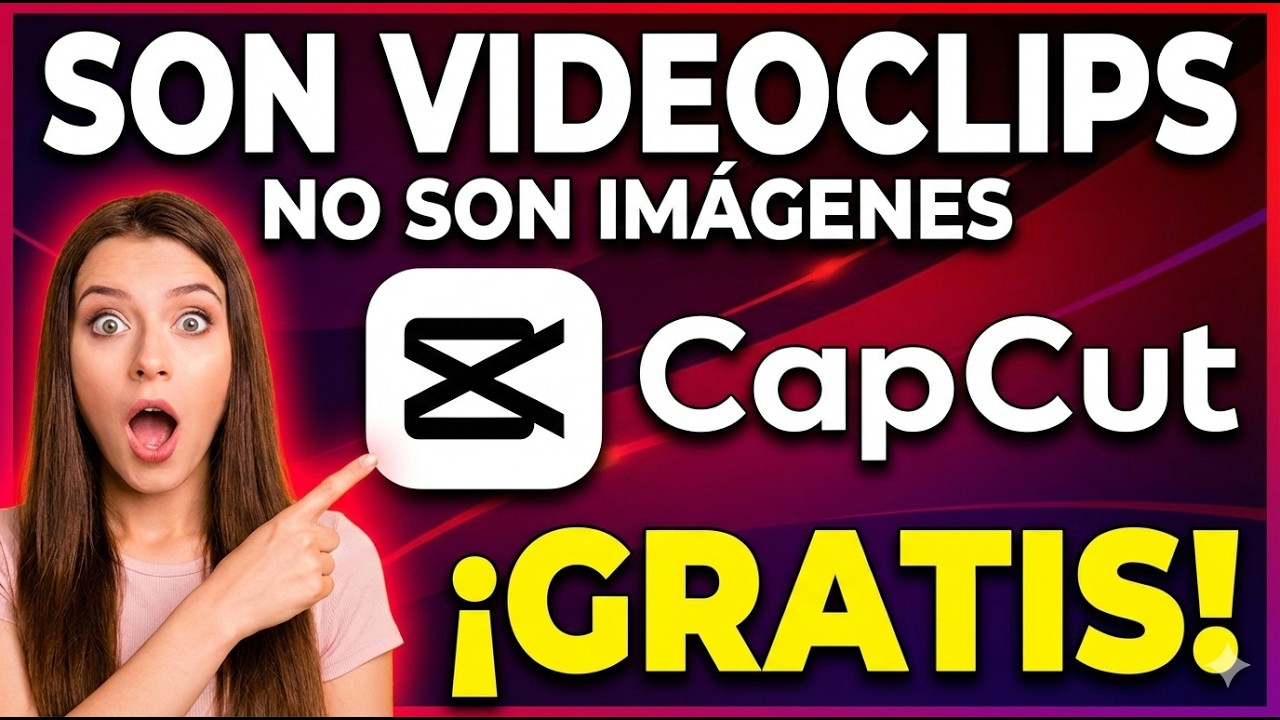 SON VIDEOCLIPS NO SON IMAGENES / EL NUEVO AGENTE DE CAPCUT FREE AI VIDEO MAKER GRATIS!