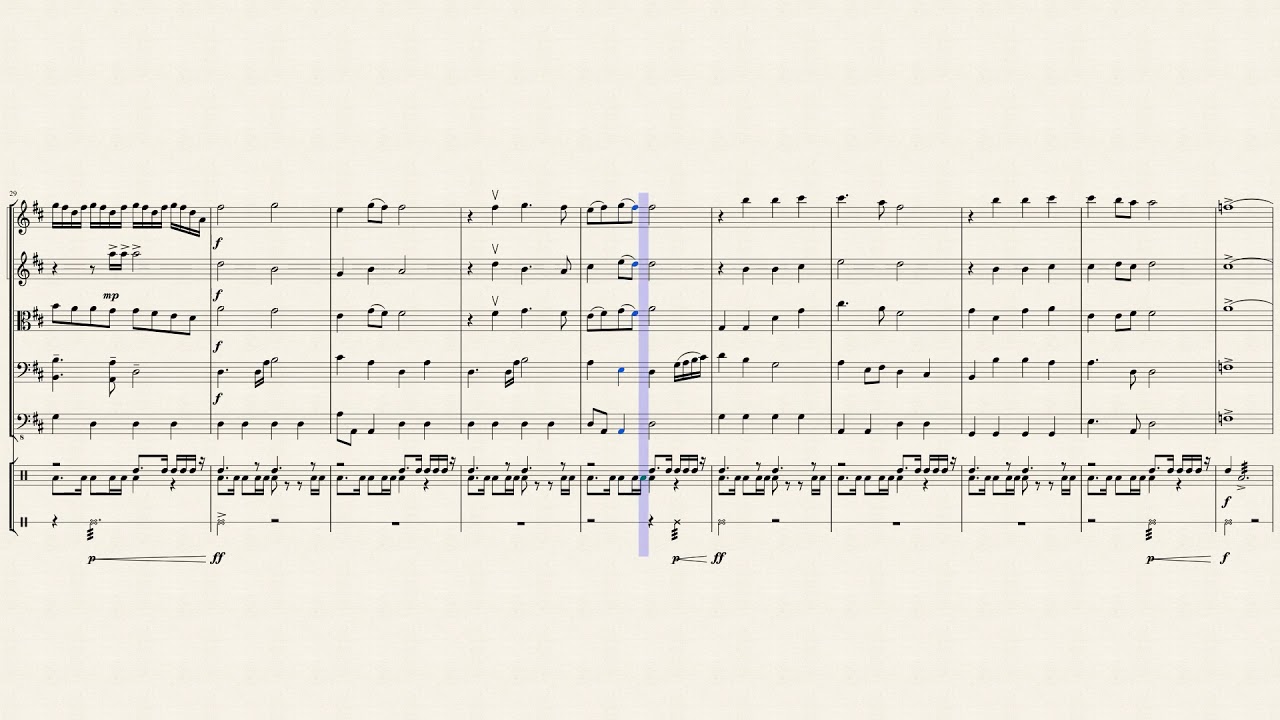 Test drive - HTTYD (String Orchestra) score